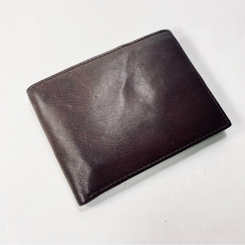 GNW Brown Leather Bifold Wallet NWT